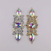 Sew-on Crystal AB  Glass Rhinestone Applique RA400 WholesaleRhinestone