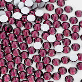 Amethyst Glass FlatBack Rhinestones Sliver Back WholesaleRhinestone