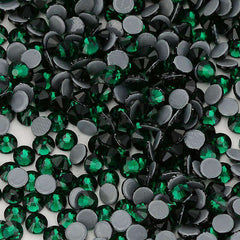 Dark Green Glass HotFix Rhinestones In Bulk WholesaleRhinestone