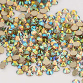 Ghost Light Glass FlatBack Rhinestones Golden Back WholesaleRhinestone