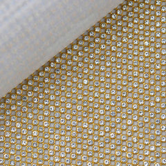 Crystal Hot-Fix Rhinestone Mesh Sheet Aluminum Metal Trim WholesaleRhinestone
