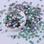 Green Volcano Glass FlatBack Rhinestones Silver Back WholesaleRhinestone