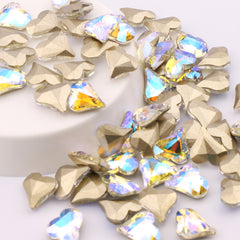 Sweet Heart Shape Paradise Shine Glass Pointed Back Fancy Rhinestones WholesaleRhinestone