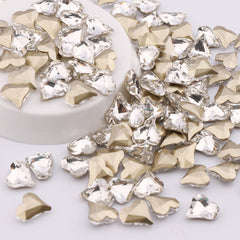 Sweet Heart Shape Crystal Glass Pointed Back Fancy Rhinestones WholesaleRhinestone
