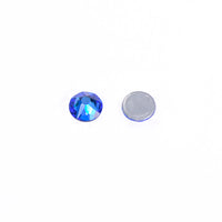 Capri Blue Glass HotFix Rhinestones 16 Cut Facets WholesaleRhinestone