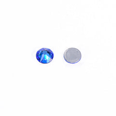 Capri Blue Glass HotFix Rhinestones 16 Cut Facets In Bulk WholesaleRhinestone