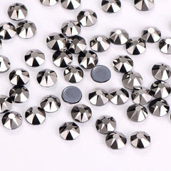 Hematite Glass HotFix Rhinestones 16 Cut Facets In Bulk WholesaleRhinestone