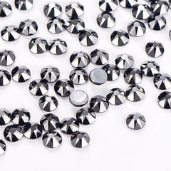 Jet Hematite Glass HotFix Rhinestones 16 Cut Facets WholesaleRhinestone