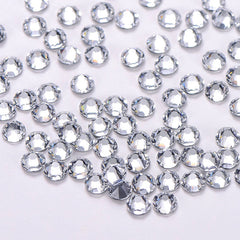 Crystal Glass Flat Back HotFix Rhinestones 16 Cut Facets In Bulk WholesaleRhinestone