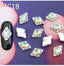 Alloy Nail Rhinestone Charms Crystal AB 3D Nail Art Decorations JC1-JC20 WholesaleRhinestone