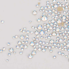 Mixed Sizes Blue Moonlight Glass FlatBack Rhinestones For Nail Art WholesaleRhinestone