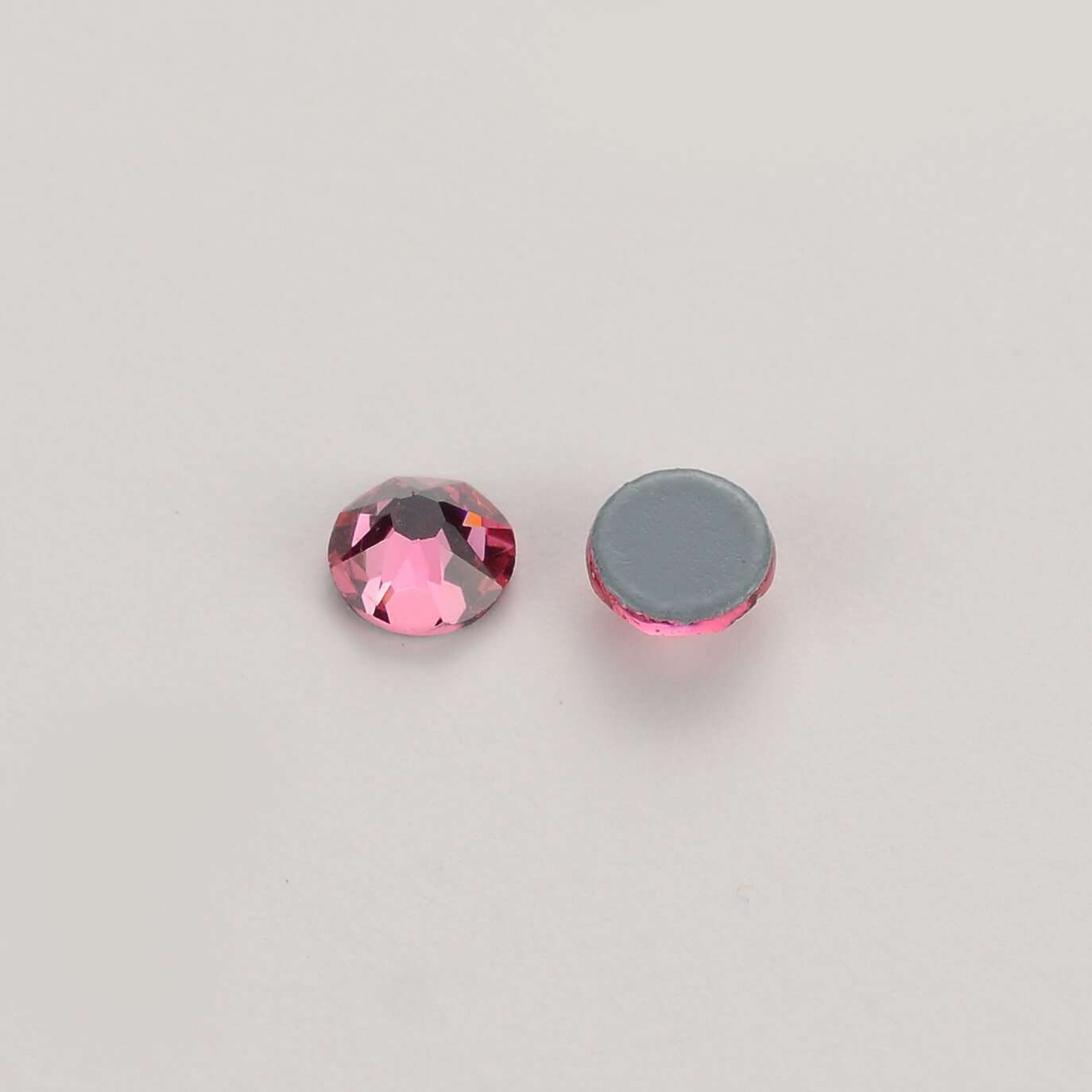 Rose Glass HotFix Rhinestones 16 Cut Facets WholesaleRhinestone