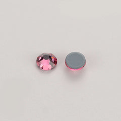 Rose Glass HotFix Rhinestones 16 Cut Facets In Bulk WholesaleRhinestone