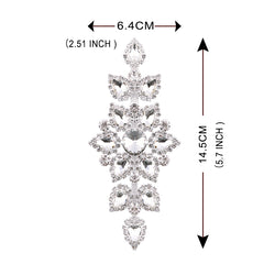 Sew-on Crystal Glass Rhinestone Applique RA444 WholesaleRhinestone