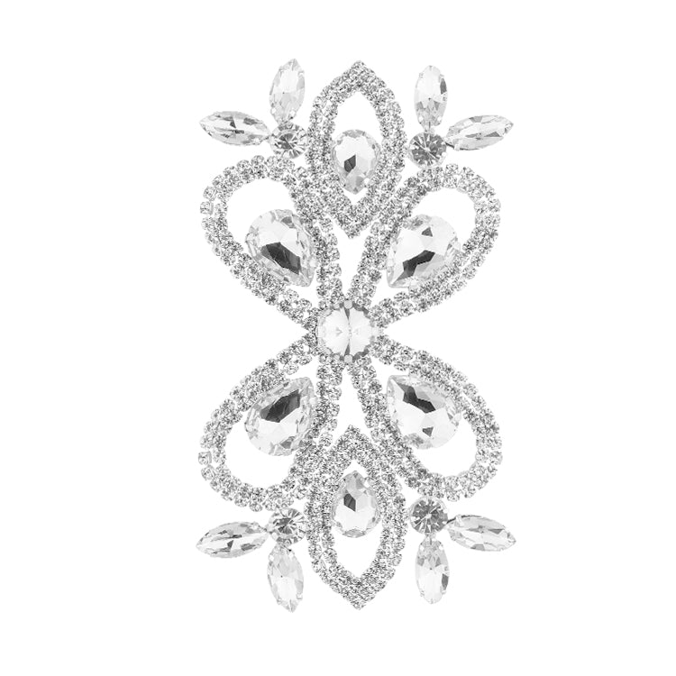 Sew-on Crystal Glass Rhinestone Applique RA568 WholesaleRhinestone