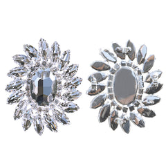 Sew-on Crystal Glass Rhinestone Applique RA596 WholesaleRhinestone