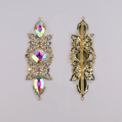 Sew-on Crystal AB  Glass Rhinestone Applique RA400 WholesaleRhinestone