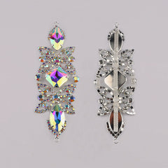 Sew-on Crystal AB  Glass Rhinestone Applique RA400 WholesaleRhinestone