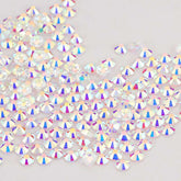 Crystal AB Unfoiled Glass Flat Back Rhinestones WholesaleRhinestone