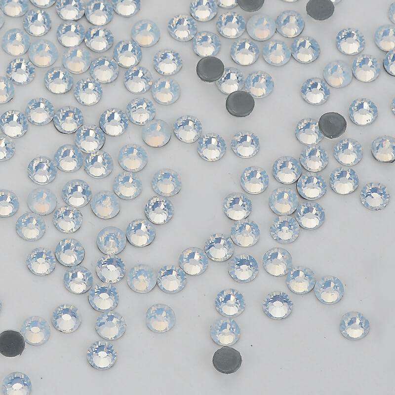White Opal Glass HotFix Rhinestones In Bulk WholesaleRhinestone