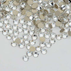 Crystal Glass Flat Back Rhinestones Golden Back WholesaleRhinestone