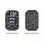 Mixed Colors Octagon Shape Hematite Plated High-Quality Sew-on Alloy Charms Inlaid Cubic Zirconia WholesaleRhinestone