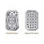 Mixed Colors Octagon Shape Imitation Rhodium Plated High-Quality Sew-on Alloy Charms Inlaid Cubic Zirconia WholesaleRhinestone