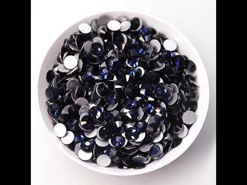 Montana Glass FlatBack Rhinestones In Bulk