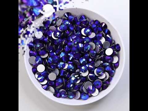 Montana Ab Glass Flatback Shinestones Bulk