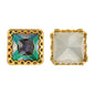 Ghost Light Princess Square Shape High-Quality Glass Sew-on Nest Hollow Claw Rhinestones