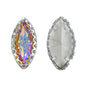 Paradise Shine Navette Shape High-Quality Glass Sew-on Nest Hollow Claw Rhinestones WholesaleRhinestone