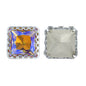 Paradise Shine Princess Square Shape High-Quality Glass Sew-on Nest Hollow Claw Rhinestones WholesaleRhinestone