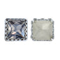 Satin Princess Square Shape High-Quality Glass Sew-on Nest Hollow Claw Rhinestones WholesaleRhinestone