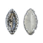 Satin Navette Shape High-Quality Glass Sew-on Nest Hollow Claw Rhinestones WholesaleRhinestone