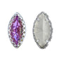 Vitrail Light Navette Shape High-Quality Glass Sew-on Nest Hollow Claw Rhinestones WholesaleRhinestone