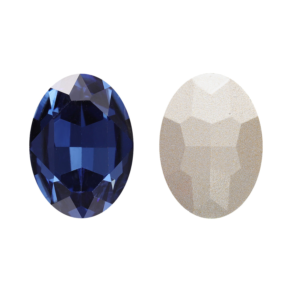 Montana Oval Shape High Quality Glass Pointed Back Fancy Rhinestones WholesaleRhinestone Main image