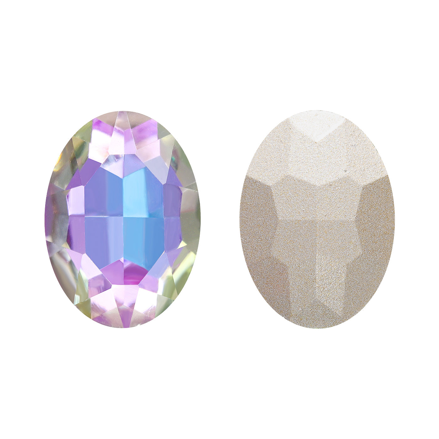 Vitrail Light Oval Shape High Quality Glass Pointed Back Fancy Rhinestones Main image
