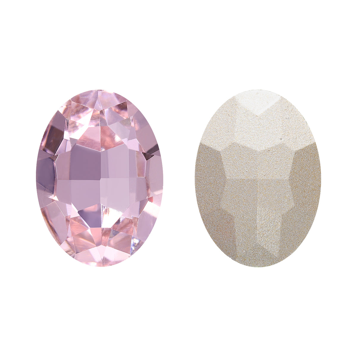 Light Rose Oval Shape High Quality Glass Pointed Back Fancy Rhinestones WholesaleRhinestone Hovedbillede