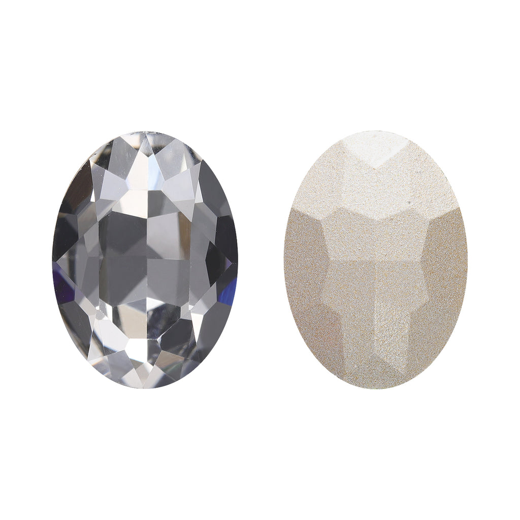 Black Diamond Oval Shape High Quality Glass Pointed Back Fancy Rhinestones WholesaleRhinestone