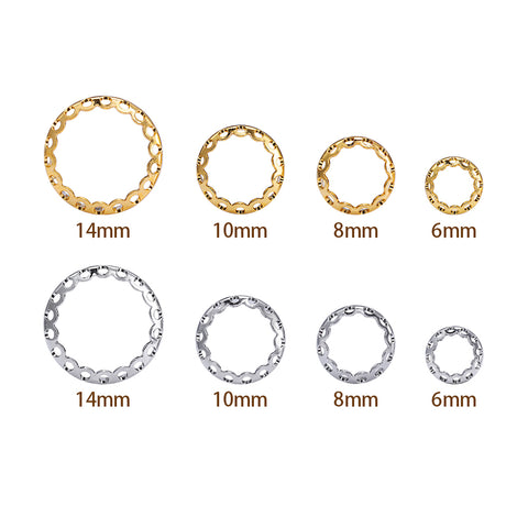 Round Shape High-Quality Sew-on Nest Hollow Claw For Rhinestone Claw settings