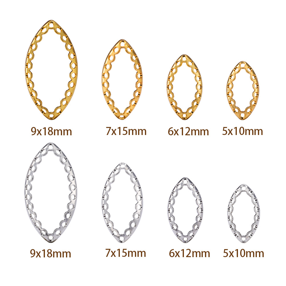 Navette Shape High-Quality Sew-on Nest Hollow Claw For Rhinestone Claw settings WholesaleRhinestone