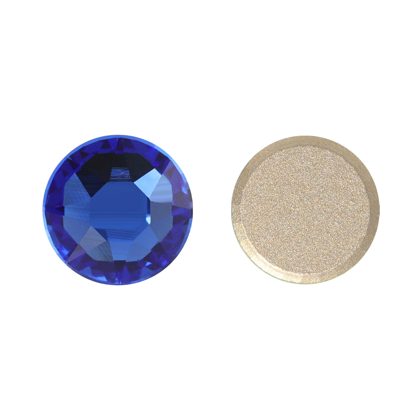 Light Sapphire XIRIUS Round Shape High Quality Glass Beveled Flat Back Rhinestones WholesaleRhinestone