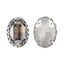 Satin Oval Shape High-Quality Glass Sew-on Nest Hollow Claw Rhinestones WholesaleRhinestone