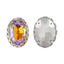 Paradise Shine Oval Shape High-Quality Glass Sew-on Nest Hollow Claw Rhinestones WholesaleRhinestone