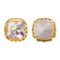 Moonlight Cushion Square Shape High-Quality Glass Sew-on Nest Hollow Claw Rhinestones WholesaleRhinestone