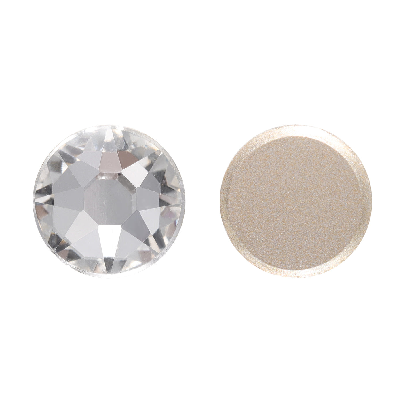 Crystal XIRIUS Round Shape High Quality Glass Beveled Flat Back Rhinestones WholesaleRhinestone Main image