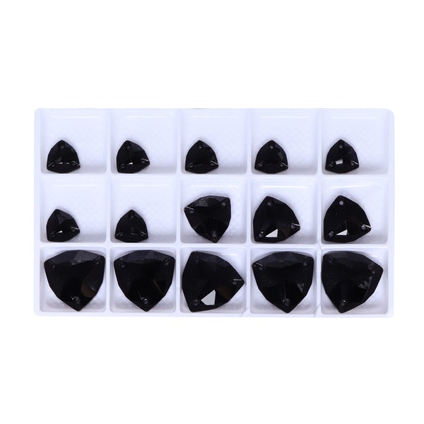 Kristal trilliant vorm hoogwaardige glazen naa-on strass