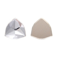 Crystal Trilliant Shape High Quality Glass Beveled Flat Back Rhinestones