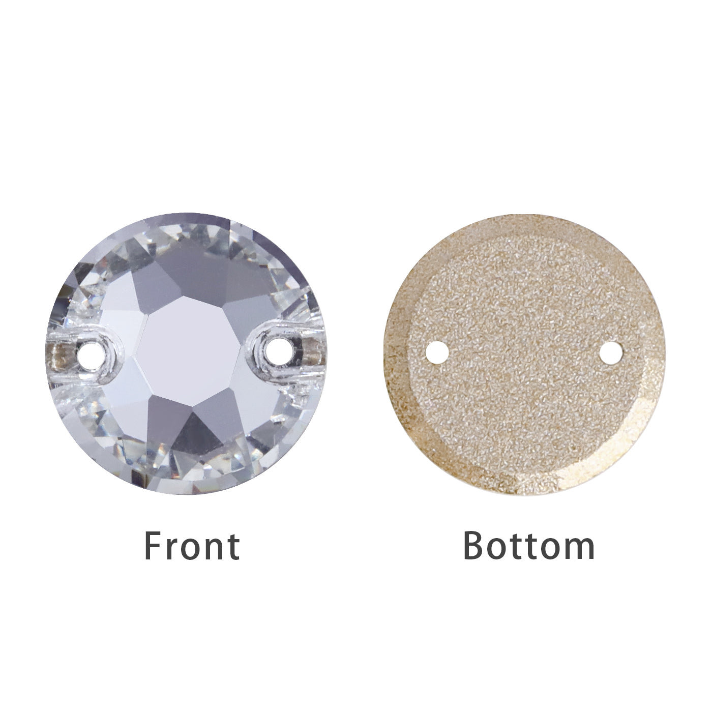 Mixed Sizes Crystal XIRIUS Round Shape High Quality Glass Sew-on Rhinestones WholesaleRhinestone