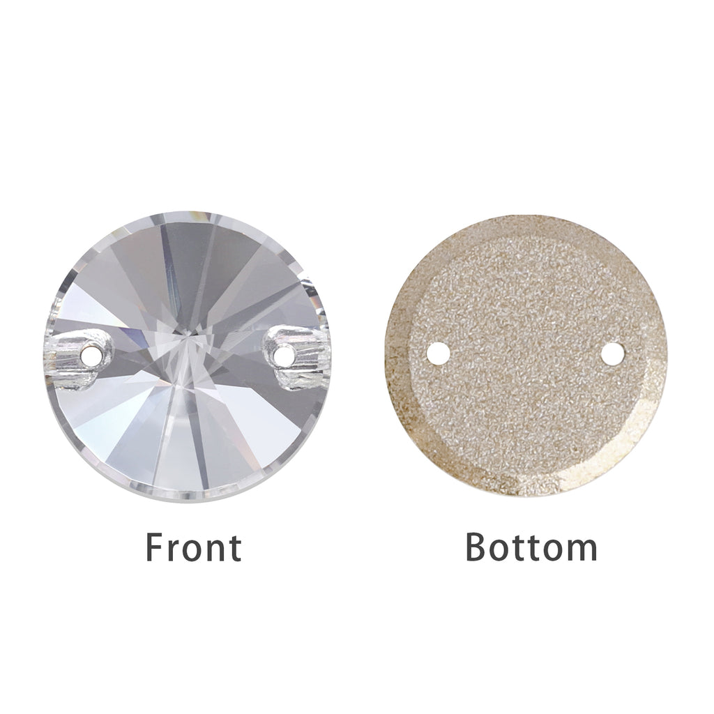 Mixed Sizes Crystal Rivoli Shape High Quality Glass Sew-on Rhinestones WholesaleRhinestone